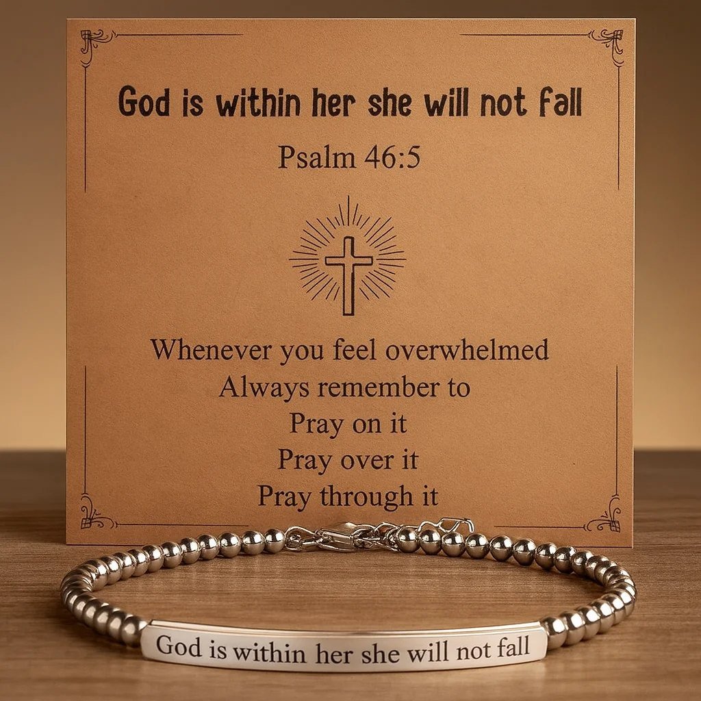 "God Is Within Her" Bracelet